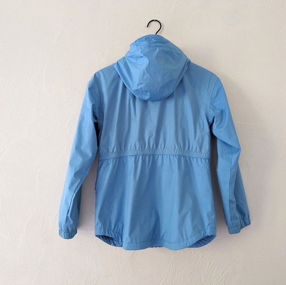 Columbia Girls Blue Rainy Trails Fleece Lined Jacket Waterproof Size Large - Picture 2 of 10